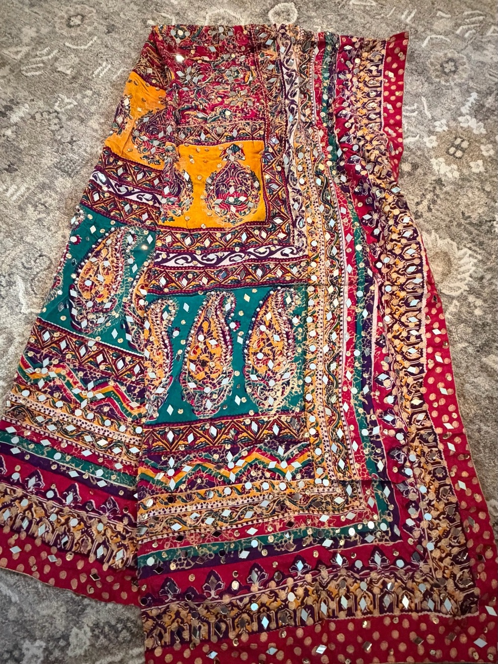 Mirror Work Dupatta - 6 available